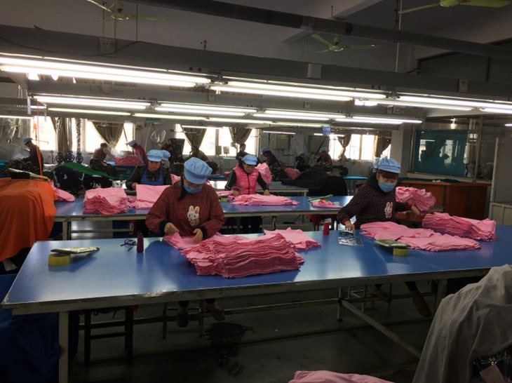 検品・仕上げライン